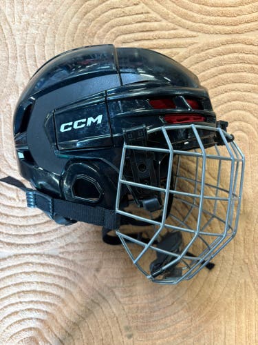 Black CCM Tacks 70 JR Helmet (Used)