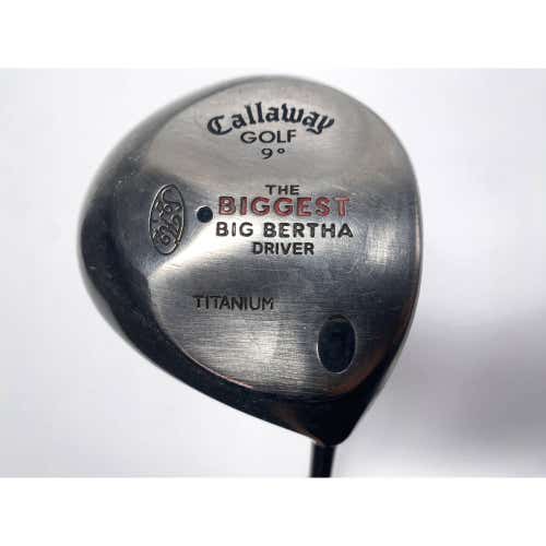 Callaway Biggest Big Bertha Driver 9* Fujikura Vista Pro 70 70g Regular RH