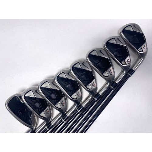 Nike VR S Covert Iron Set 4-PW+SW Mitsubishi Rayon Kuro Kage Red 70g Senior RH