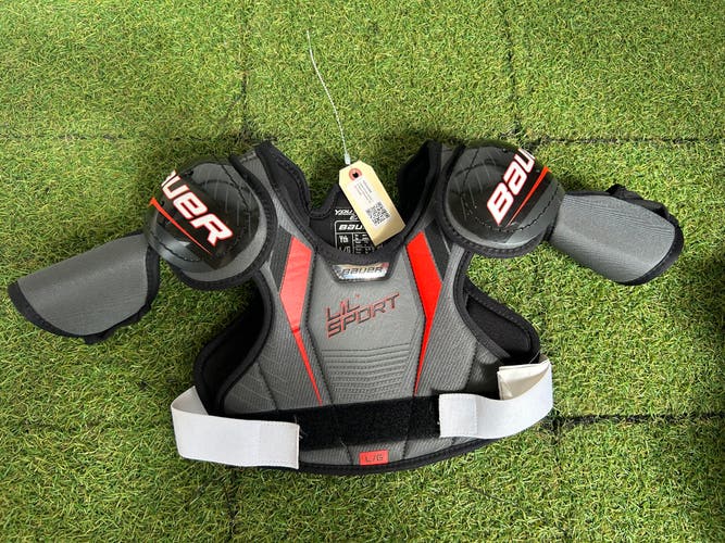 Large Youth Bauer Lil Sport Shoulder Pads (Used)