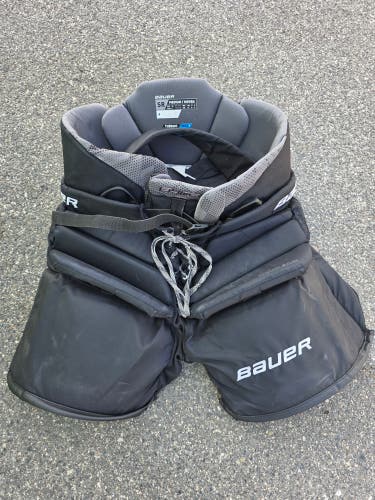 Black Senior Medium Bauer S23 Elite Hockey Goalie Pants