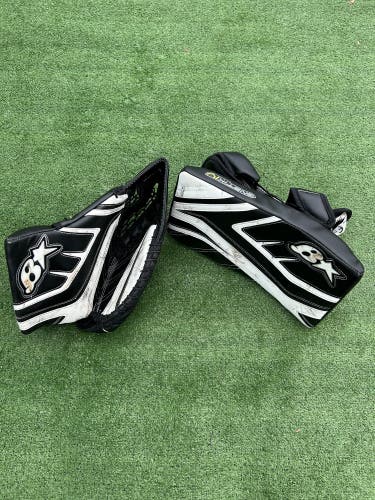 Black Senior Brian's GNETiK IV Regular Goalie Glove & Blocker