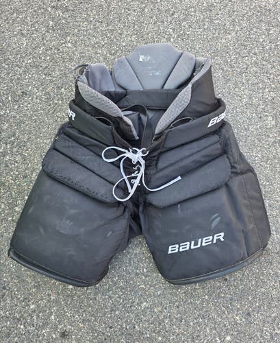Black Intermediate Large Bauer S20 Elite Hockey Goalie Pants