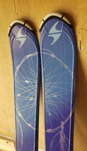 150cm GIRLS JR. SKIS Blizzard Pearl w/IQ BLIZZARD 7 Easy Track Bindings *USED* CLEANED