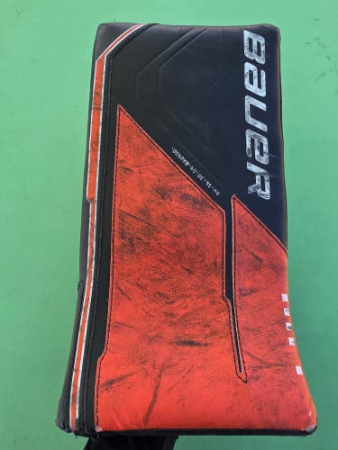 Orange Senior Bauer Supreme M5 Pro Goalie Blocker Regular