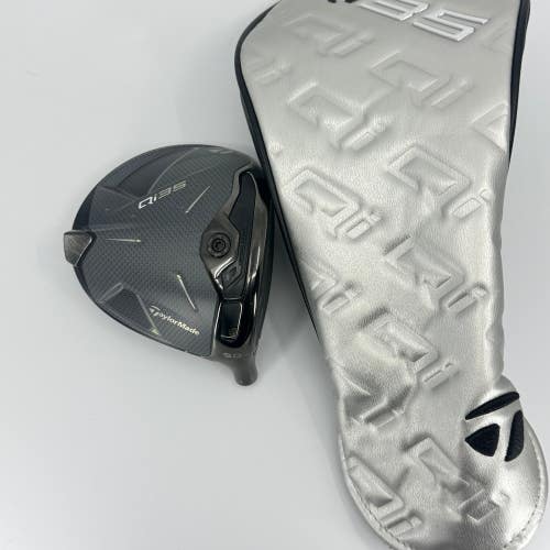 Taylormade Qi35 9* Driver Head RH Headcover Used Golf Club