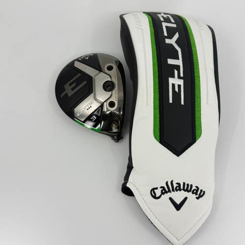 Callaway Elyte TD 15* 3 Wood Head RH Headcover Fairway Wood Used Golf Club