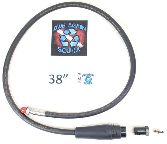 QD Quick Disconnect HP Hose for AquaLung i550, i550C Scuba Dive Computer Console