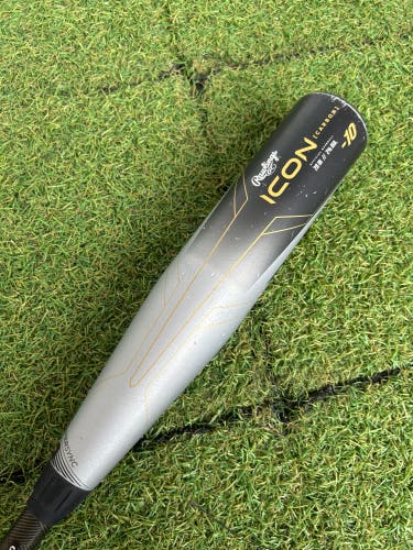 2023 Rawlings Icon Composite Bat USABat Certified (-10) Composite 18 oz 28" (Used)