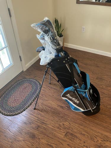 New Tour Edge Mens Complete Golf Club Set & Bag, Bazooka 370, Right Handed
