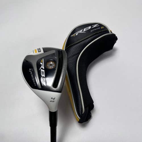 TaylorMade RocketBallz Stage 2 4 Hybrid 22* RocketFuel 65g Stiff RH HC