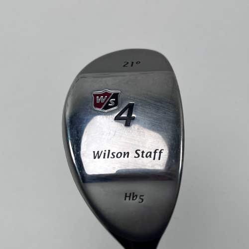 Wilson Staff HB5 4 Hybrid 21* UST Nano Flex Ladies Graphite Womens RH