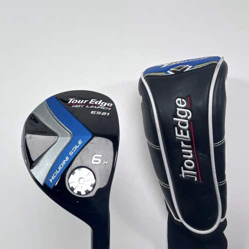 Tour Edge Hot Launch E521 6 Hybrid 28* Mitsubishi Fubuki HD 55g Senior RH