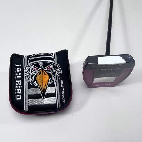 Odyssey Tri-Hot Square 2 Square Jailbird Putter 35" Mens RH HC NEW
