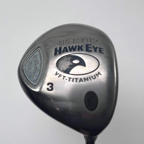 Callaway Hawkeye VFT 3 Fairway Wood 15* System 60 60g Regular Graphite Mens RH