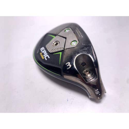 Callaway EPIC Flash 3 Hybrid 18* HEAD ONLY Mens RH