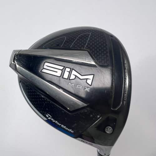 TaylorMade SIM MAX Driver 10.5* Fujikura Ventus Red 5R 50g Regular RH
