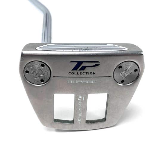 LEFTY TaylorMade TP Hydroblast DuPage Putter 34" SuperStroke Pistol GT 1.0 LH