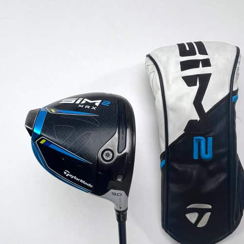 TaylorMade SIM2 MAX Driver 9* Fujikura Ventus Blue 5-S 50g Stiff RH