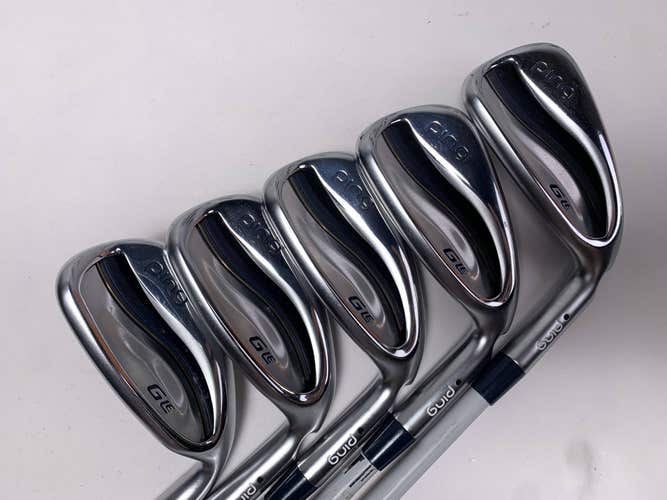 Ping G LE 3 Iron Set 7-PW+SW Black Dot ULT 250 Ladies RH Undersize Grips