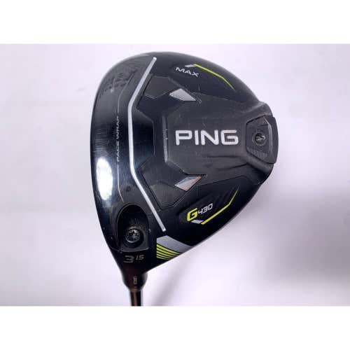LEFTY Ping G430 Max 3 Fairway Wood 15* HZRDUS RDX Smoke Red 6.0 70g Stiff LH