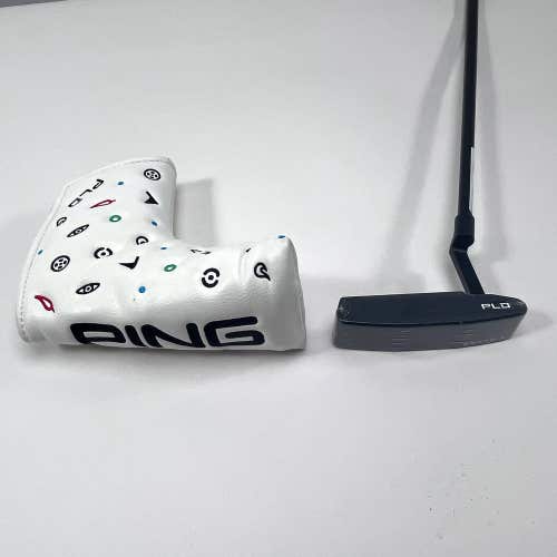Ping PLD Milled Anser 2 Matte Black Putter 35" Black Dot Mens RH HC NEW