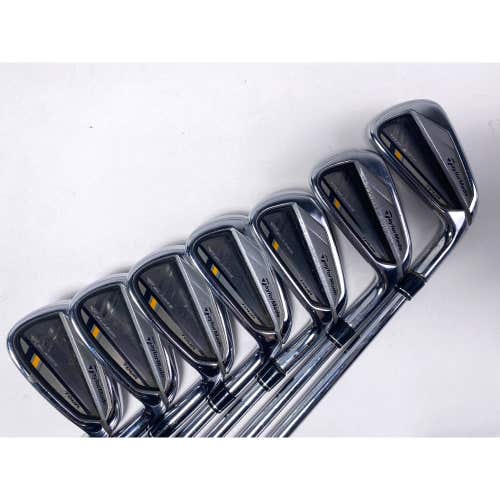 TaylorMade RocketBladez Iron Set 4-PW KBS Tour Stiff Steel Mens RH