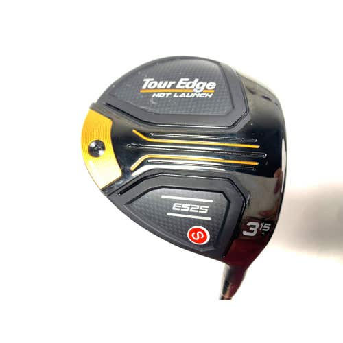 Tour Edge Hot Launch E525 3 Fairway Wood 15* UST Mamiya Helium 60g Stiff RH