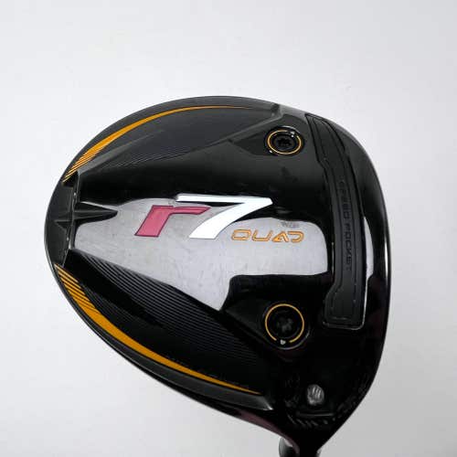 TaylorMade R7 Quad Mini Driver 13.5* Fujikura Speeder MD Stiff Graphite Mens RH