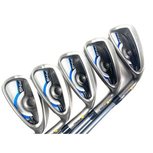 Ping Gmax Iron Set 6-PW Yellow Dot 1.5* Up CFS 70g Regular Graphite Mens RH