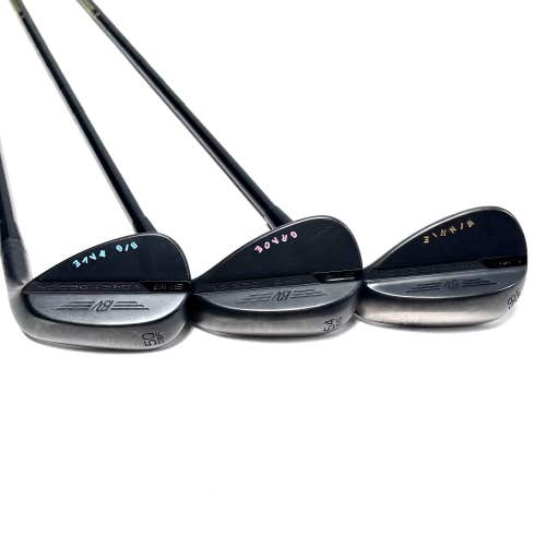 Titleist Vokey SM8 Jet Black Wedge Set 50* 8 | 54* 10 | 58* 8 TT DG Stiff RH