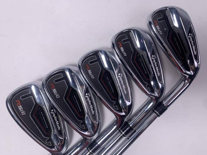 TaylorMade RSi 1 Iron Set 6-PW REAX 90g Stiff Steel Mens RH