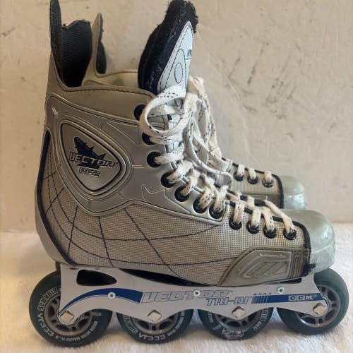 Senior Size 6 CCM VECTOR PF2 Inline Hockey Skates. Rollerblades