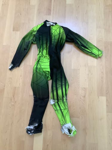 Unisex Small 2014 Spyder Padded Racing Ski Suit (Used) FIS Legal