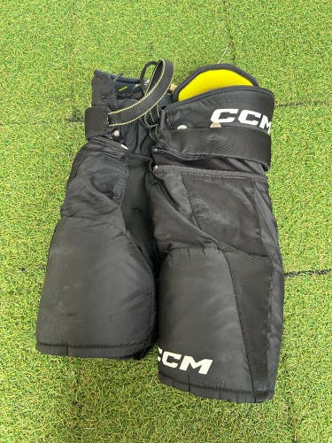 Black Youth Large CCM Tacks AS-V Pro Hockey Pants (Used)