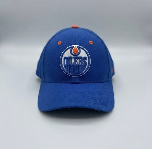 Edmonton Oilers fitted Cap - Blue Orange White NHL Fan Hat