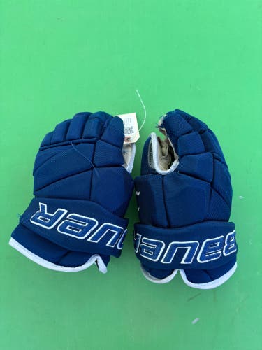 Blue Senior Bauer Vapor Team Pro Gloves 13" Pro Stock