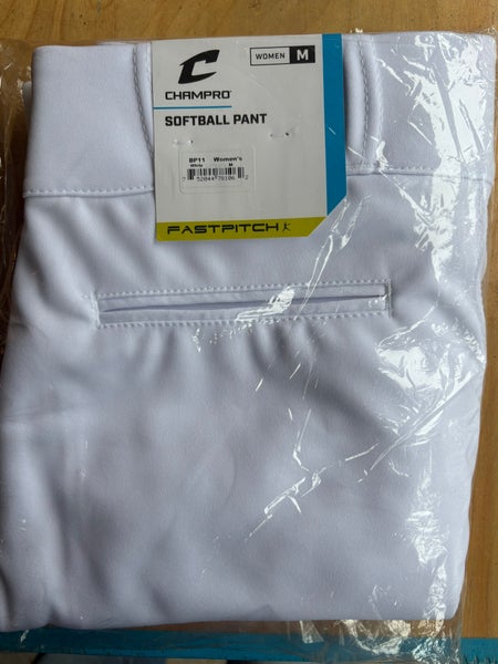 White Women's Medium Adult Champro Game Pants (New)