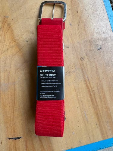 Champro brute belt red.