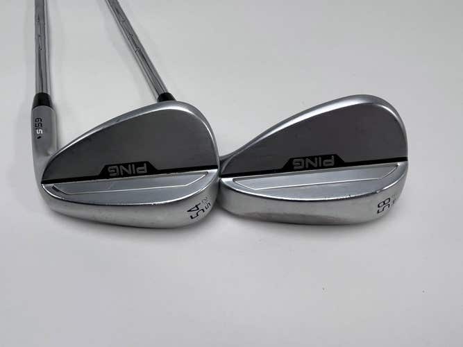 Ping s159 Chrome Wedge Set 54* 12 | 58* 8 Nippon Z-Z115 115g Wedge Steel Mens RH