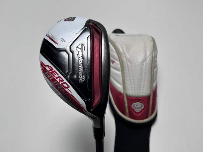 TaylorMade AeroBurner TP 3 Hybrid 19* Matrix Ozik White Tie X4 Stiff RH HC