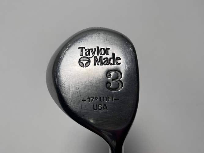 TaylorMade Pittsburgh Persimmon 3 Fairway Wood 17* Stiff Steel Mens RH