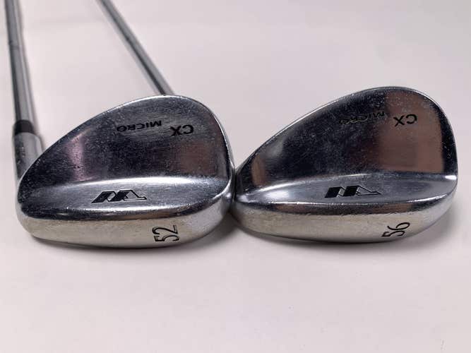 Wishon Golf CX micro Wedge Set 52* | 56* True Temper Wedge Steel Mens RH