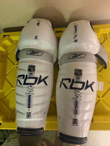 Senior Reebok 7K Pro Jofa Made in Sweden 15" Shin Pads Pro Stock (Used)