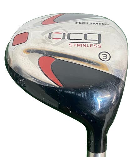 Orlimar OCG Stainless 3 Wood 15* RH Men's Regular Graphite 43" Nice Factory Grip