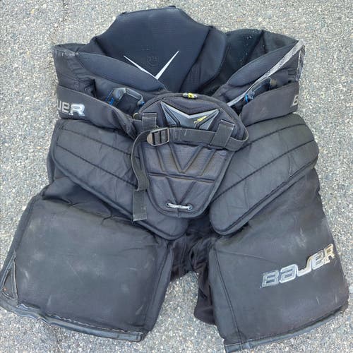 Black Senior Small Bauer Supreme 1S Hockey Goalie Pants
