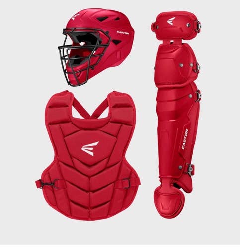 New EASTON BLACK MAGIC 3.0 YOUTH CATCHER SET RED LARGE 11834-EASE00712851
