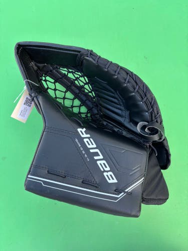 Black Senior Bauer Supreme M5 Pro Goalie Glove Regular
