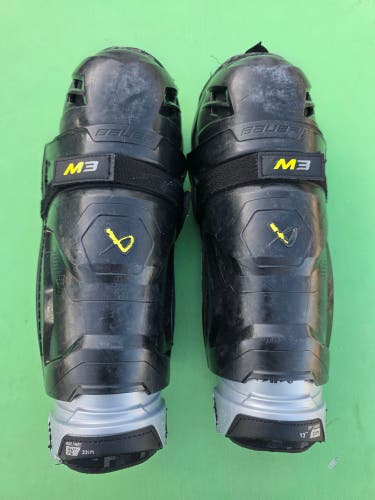Intermediate Bauer Supreme M3 Shin Pads 13" (Used)