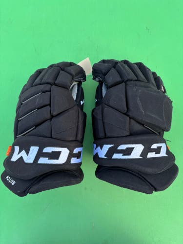 Black Senior CCM Classic Pro Gloves 14" Pro Stock